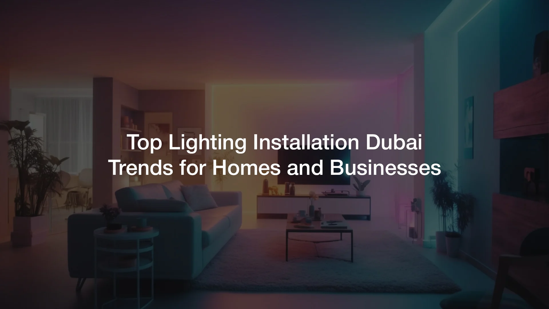 Lighting Installation Dubai