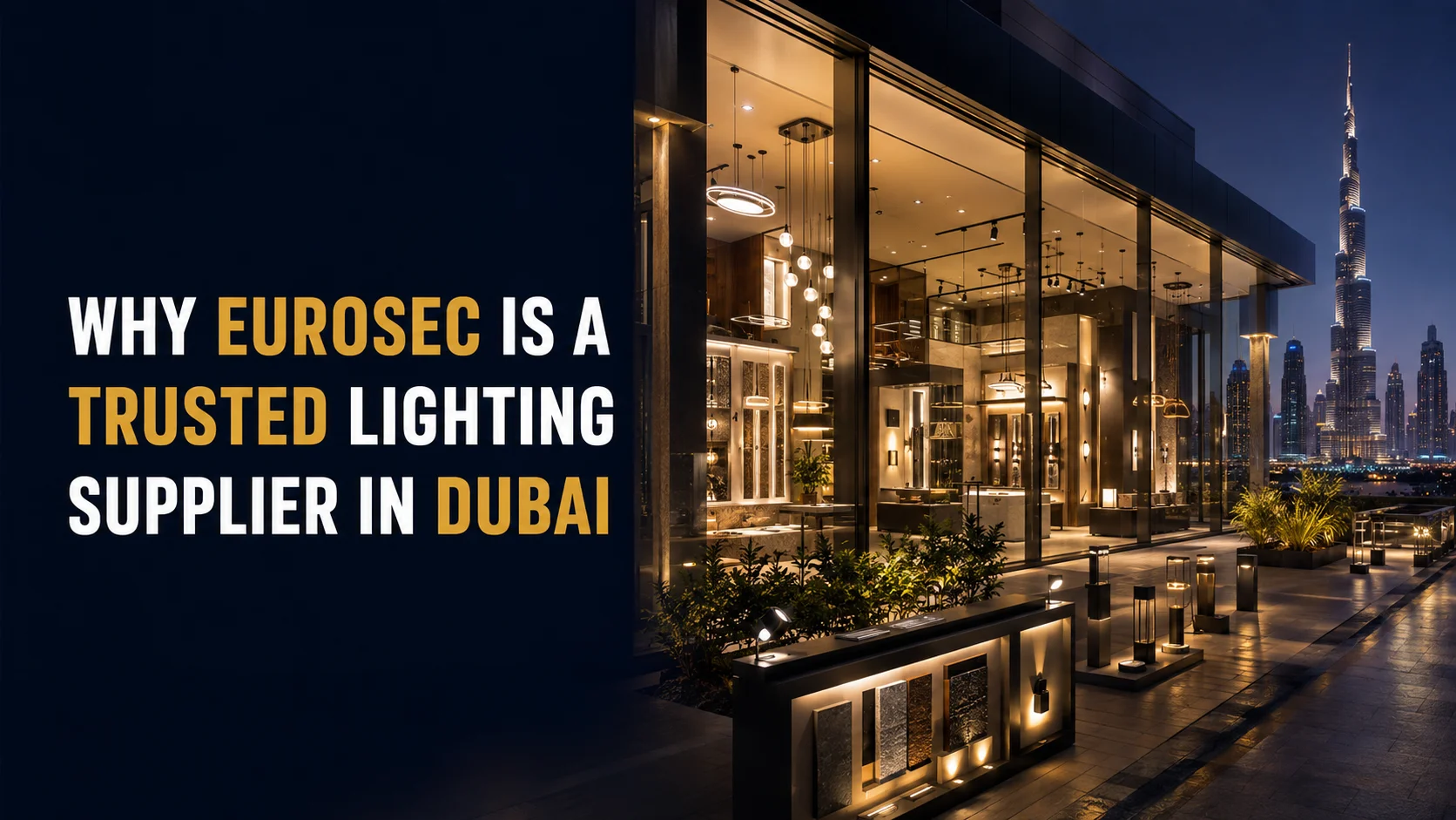 Trusted Lighting Supplier in Dubai